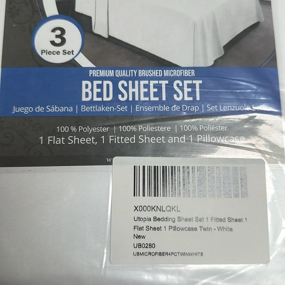 Bedding Twin Sheet Set NWT dorm